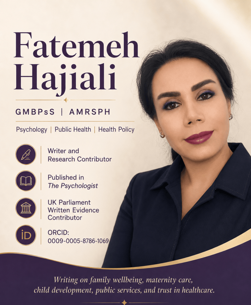 Fatemeh Hajiali, Doctoral Researcher and Author based in London, United Kingdom